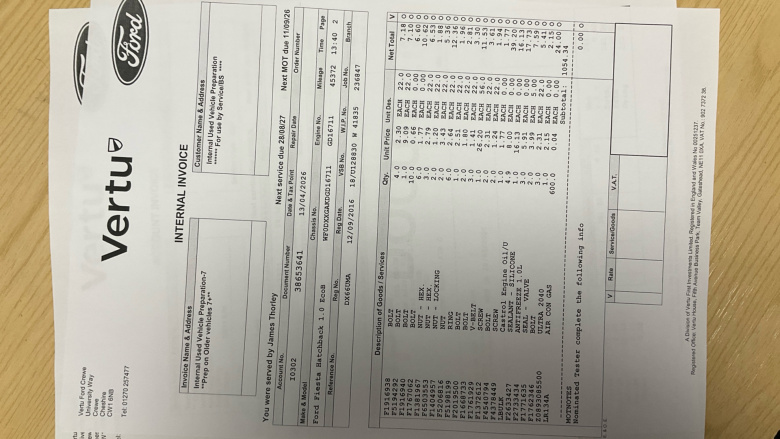 Ford Fiesta 1.0 EcoBoost Zetec Navigation 5dr Petrol Hatchback